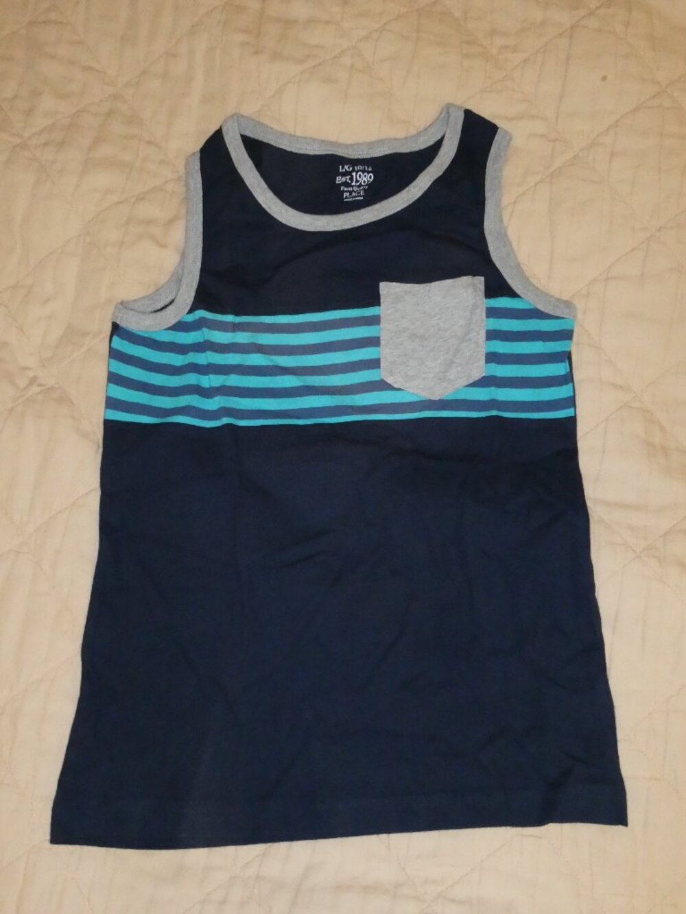 Place 1989 Boy's Tank Top Size L (10/12) - New